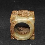 Antiker Hetian Jade Cong Vor 1800